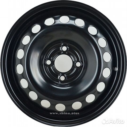 Trebl X40915 6.0*15 4/100 ET40 D60.1 Black