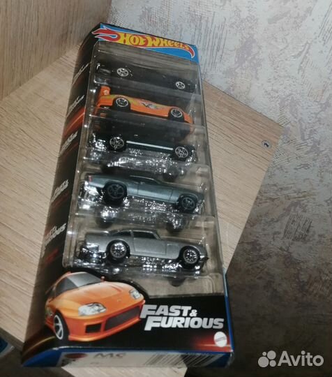 Hot Wheels Форсаж Fast and furious 5 pack Supra