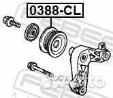 Ролик обводной приводного ремня 0388CL Febest
