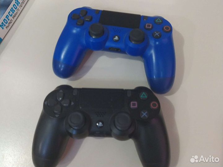 Ps4 slim 500 Гб ssd с играми и два джойстика