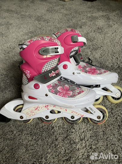 Роликовые коньки детские раздвижные
