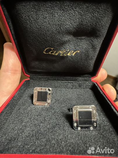 Запонки Cartier новые
