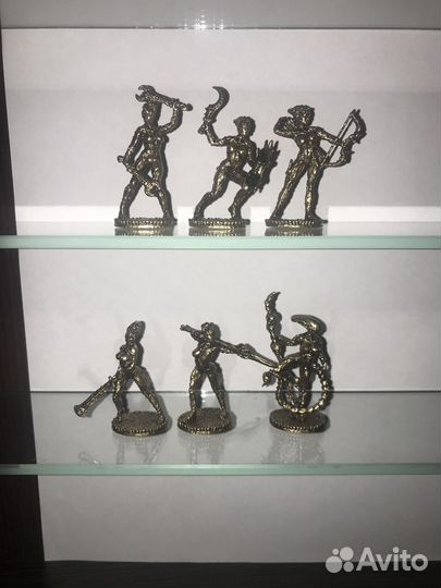 Бронзовые фигурки солдатики статуэтки