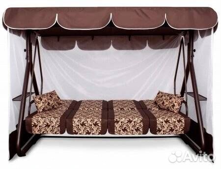 Садовые качели дефа люси, шоколад