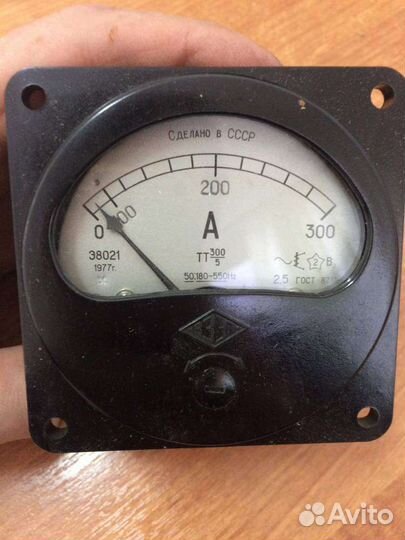 Э8021, 77 г.в. 2,5 кл (пред.изм 0-300 А, TT300\5