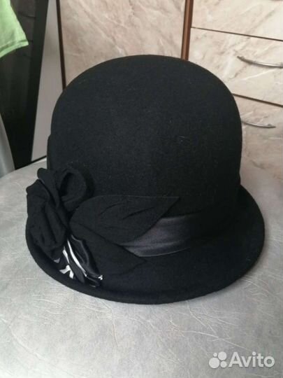 Шляпа фетровая женская
