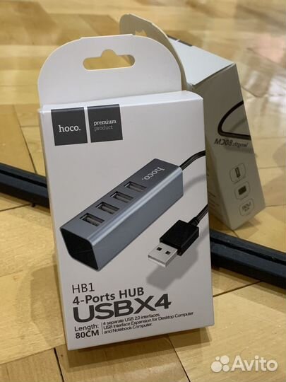 USB хаб hoco 4 порта