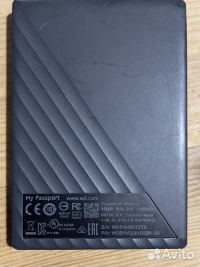 Внешний жесткий диск WD My Passport 1Tb