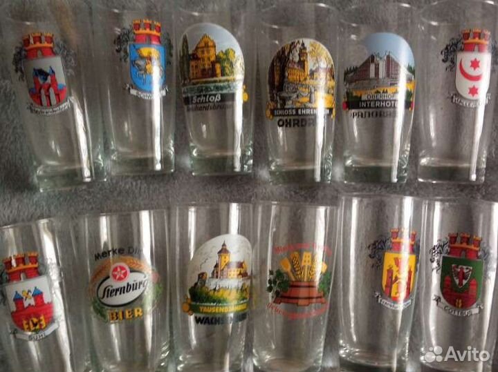 Стаканы ГДР, стекло