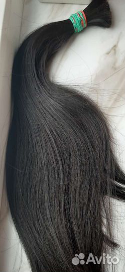 Темно-русые натуральные волосы