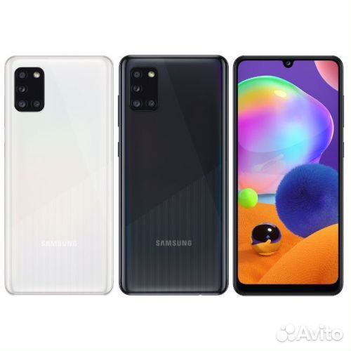 Лоток симкарты Samsung A31 белый