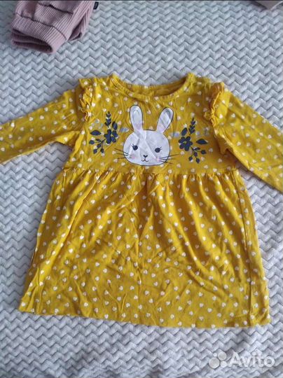 Вещи пакетом для девочки -86 и 92р