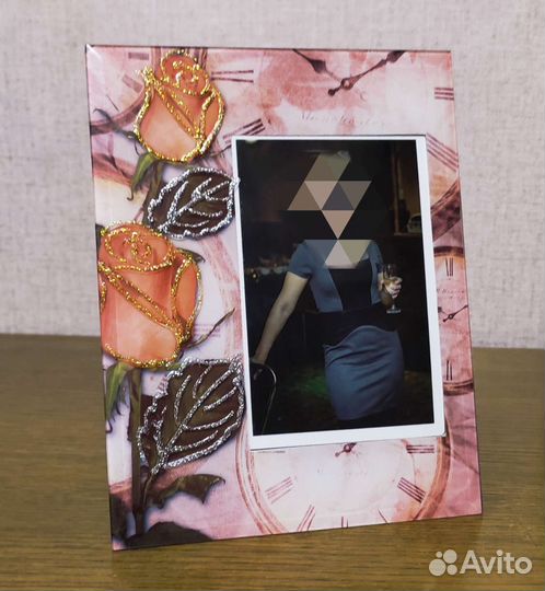 Фоторамка стекло 22,5х17,5см