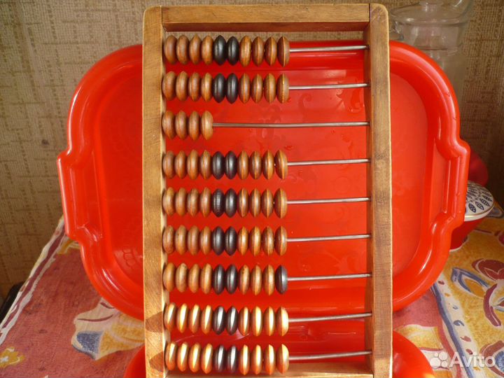 Счеты бухгалтерские деревянные большие,СССР