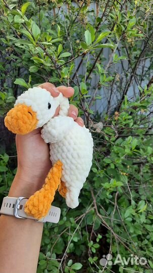 Вязаные гуси ручной работы