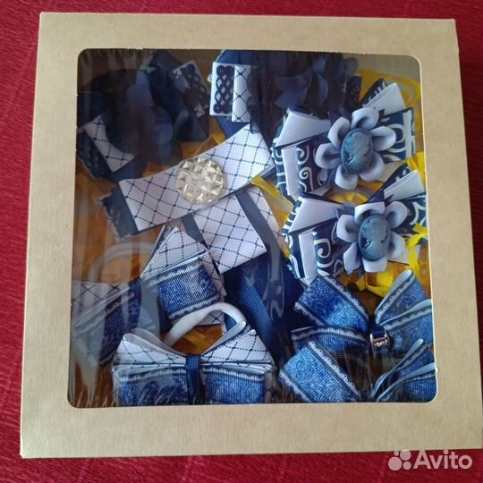 Бантики для волос ручной работы