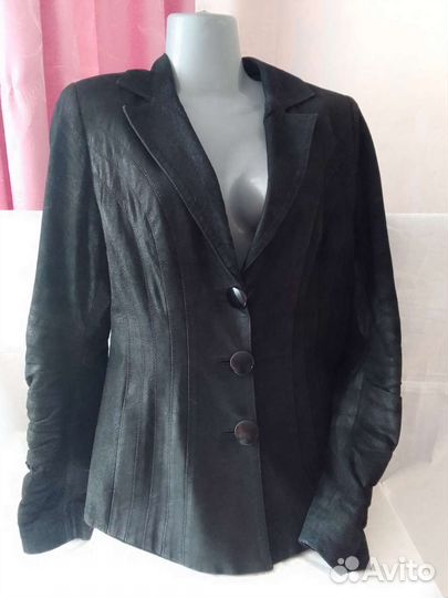Жакет Куртка Натур Кожа Очень Красивая 46