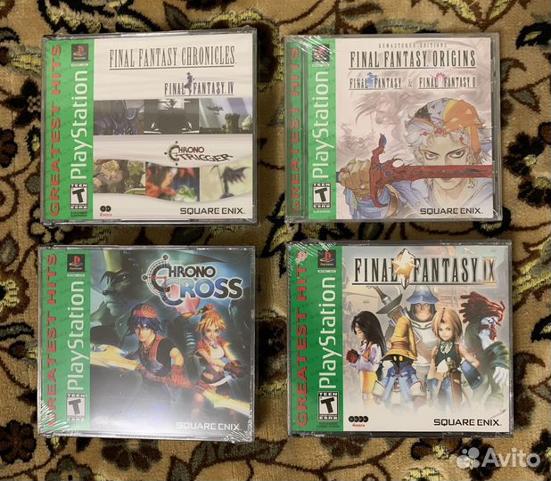 Игры Final Fantasy Chrono Cross на PS One в пленке