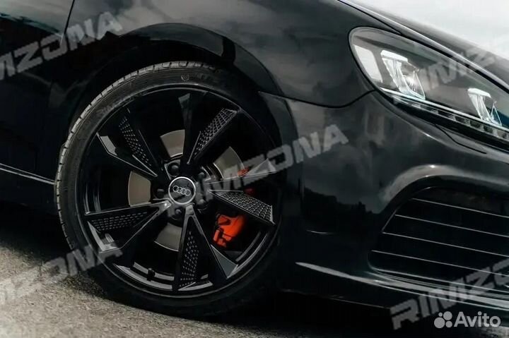 Литой диск в стиле Audi R17 5x112