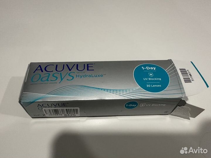 Линзы acuvue oasys однодневные