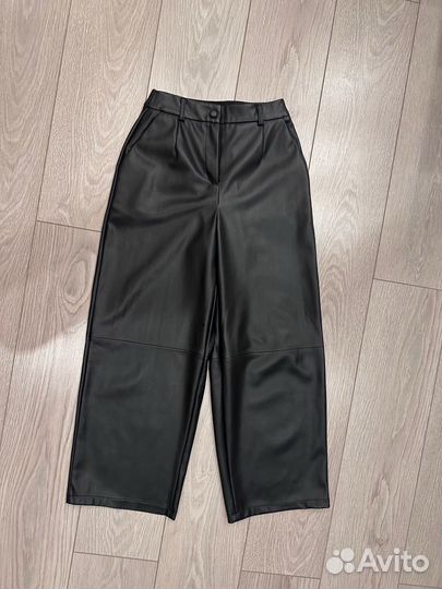 Брюки кожаные
