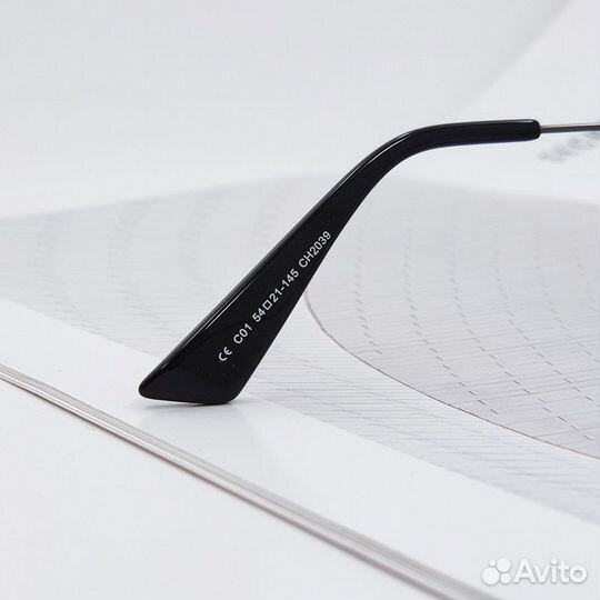 Оправа для очков Chrome Hearts черные титан