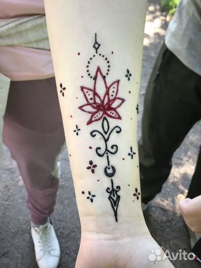 Обучение рисования хной