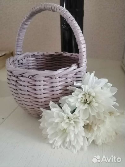 Корзина плетеная для ягод