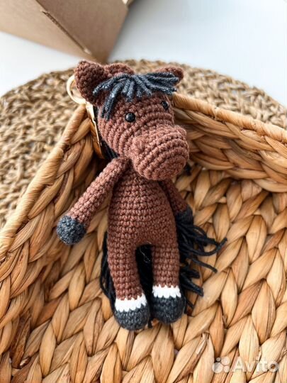 Игрушка брелок лошадка