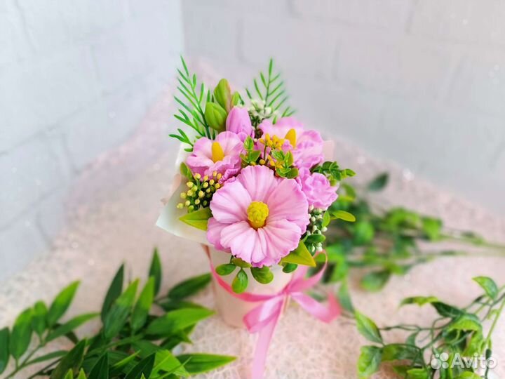 Букет из мыла ручной работы