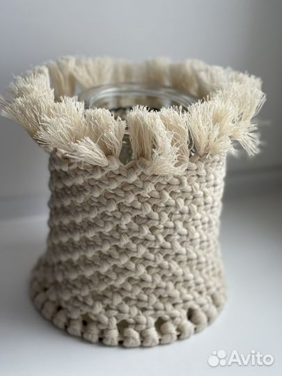 Корзина для хранения. Макраме