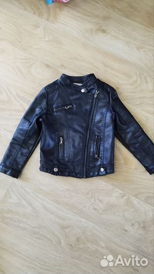 Кожаная куртка для девочки