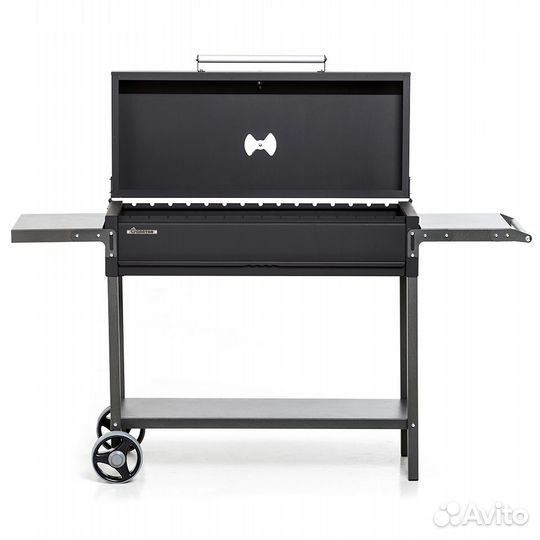 Мангал гриль на колесах с полками ман 305