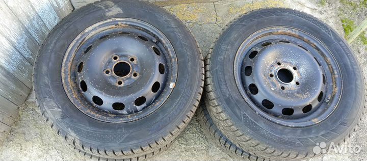 Зимняя резина r15 195 65 липучка с дисками