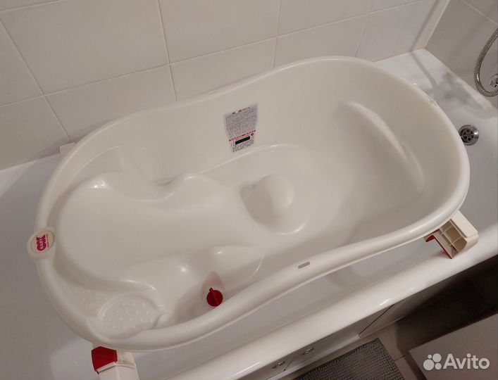 Ванночка для купания с подставкой baby ok