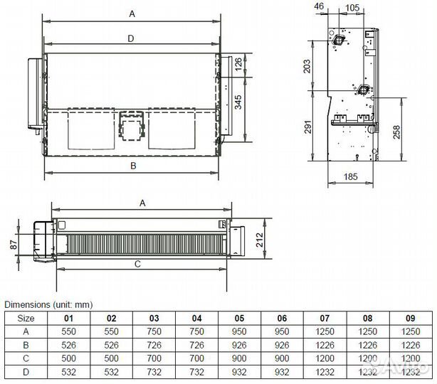 Фанкойл general climate GCO-W-06 2T