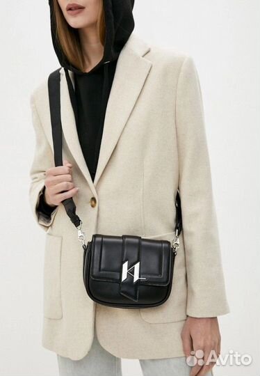 Сумка новая натуральная кожа karl lagerfeld ориг