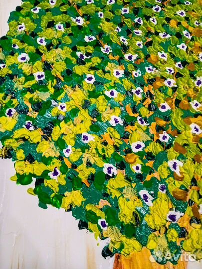 Картина интерьерная большая дерево изобилия