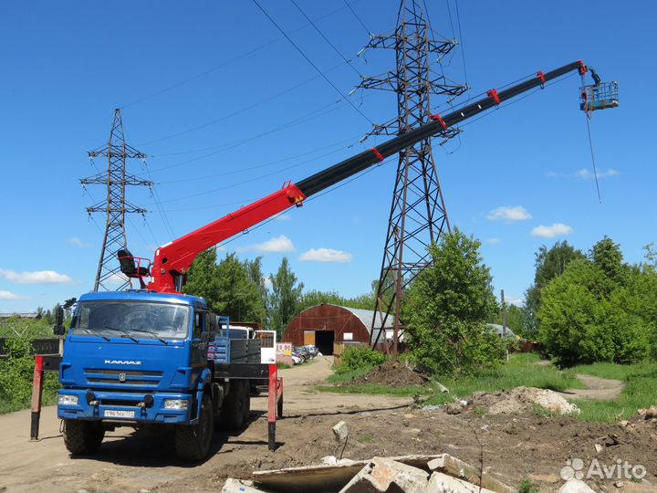 Услуги манипулятора-вездехода с автовышкой