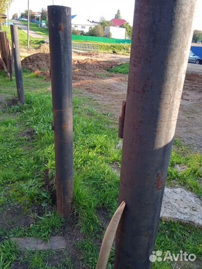 Распашные ворота с калиткой бу