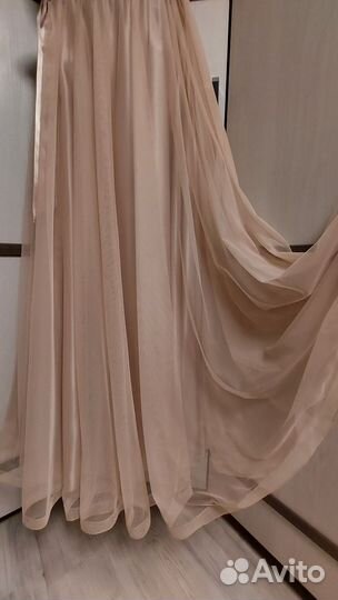 Вечернее длинное платье размер 52
