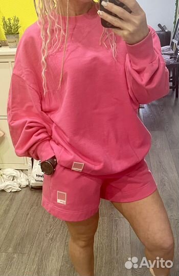 Костюм толстовка свитшот батник с шортами