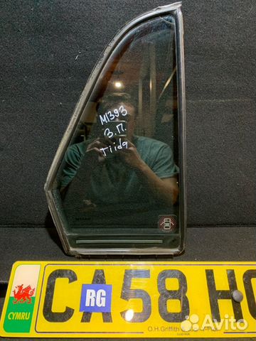 Стекло глухое заднее правое Nissan Tiida HR16DE