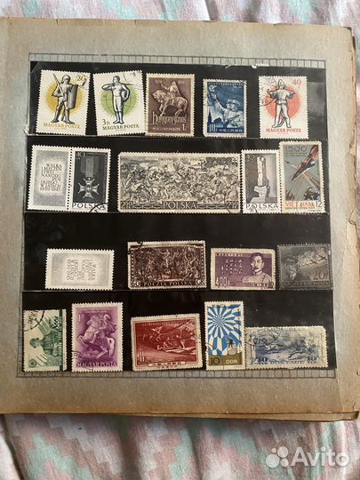 Марки времен СССР, из разных стран