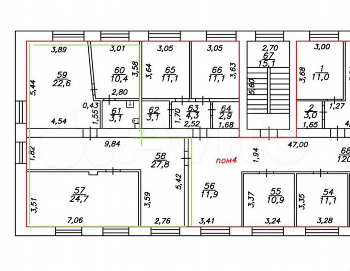 Офис, 88.6 м²