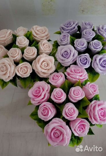 Мыльные букеты