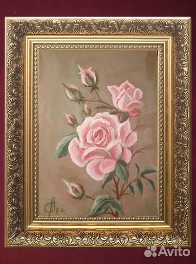 Картина Веточка розы