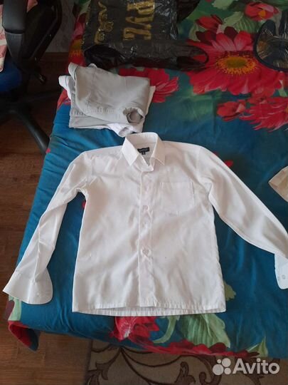 Рубашки на мальчика 134 140