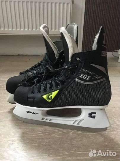 Коньки Graf 101 хоккейные мужские 44-45 р