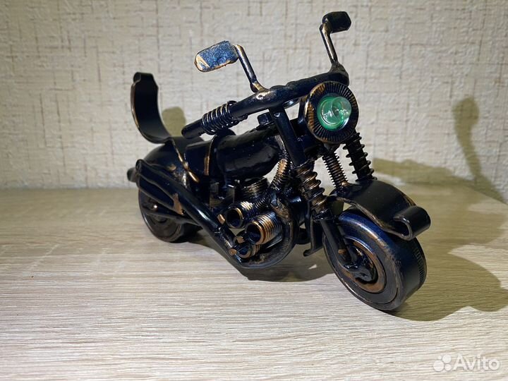 Статуэтка мотоцикл металическая